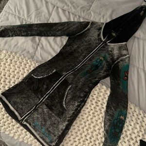 Vintage ED HARDY hoodie dress